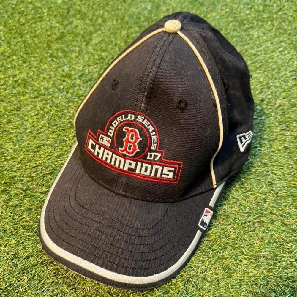Boston Red Sox World Series Champions black baseball cap